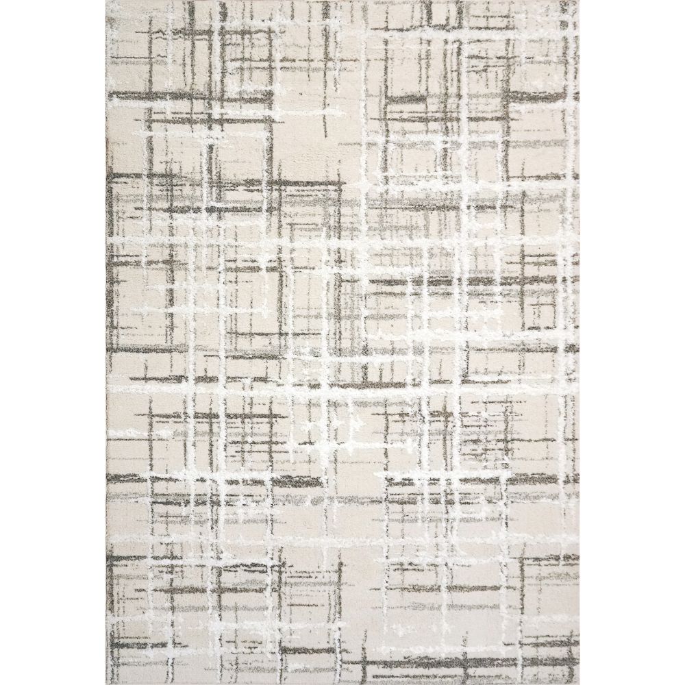 Dynamic Rugs 4602-110 Troya 3.11 Ft. X 5.7 Ft. Rectangle Rug in Ivory/Grey